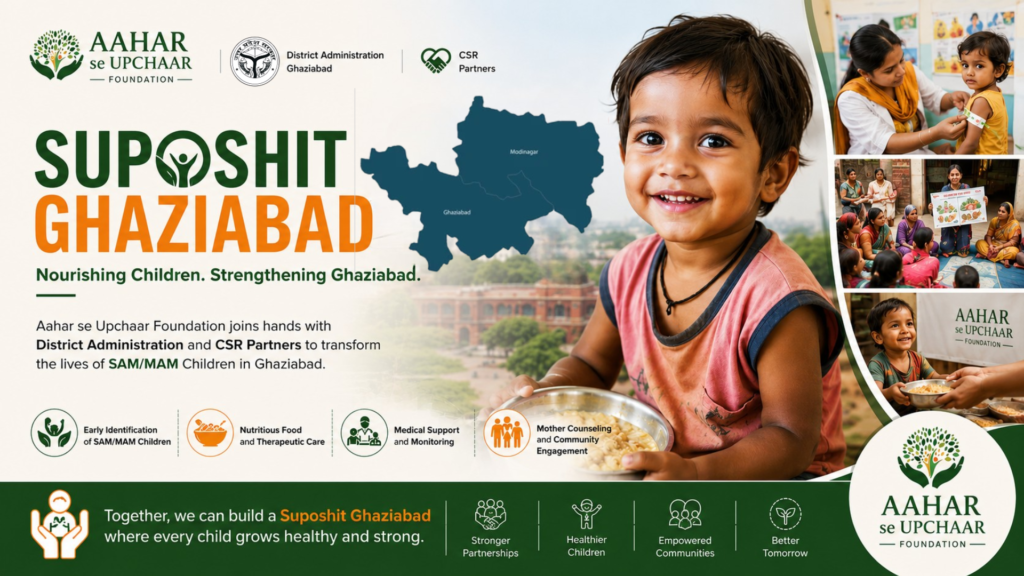Suposhit Ghaziabad Project by Aahar Se Upchaar Foundation
